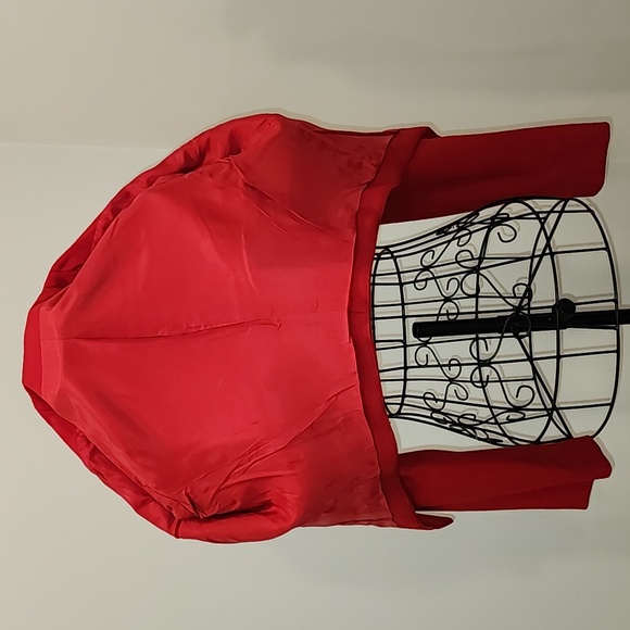 100% wool Matador Themed Red & Black Blazer small - Picture 8 of 8